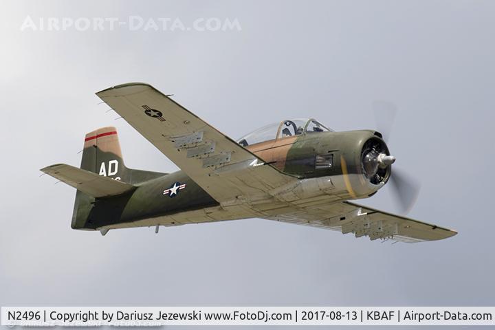 N2496, 1949 North American T-28D Trojan C/N 159-8 (49-1496), North American T-28D Trojan  C/N 49-1496, N2496