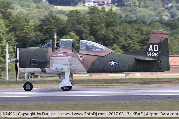 N2496, 1949 North American T-28D Trojan C/N 159-8 (49-1496), North American T-28D Trojan  C/N 49-1496, N2496