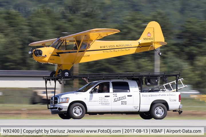 N92400, 1946 Piper J3C-65 Cub Cub C/N 16862, Piper J3C-65 Cub  C/N 16862, N92400