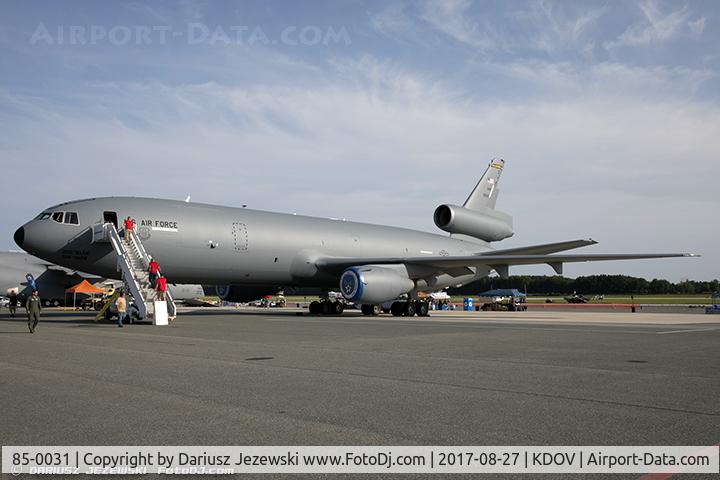 85-0031, 1985 McDonnell Douglas KC-10A Extender C/N 48236, KC-10A 85-0031  from 2nd ARS 