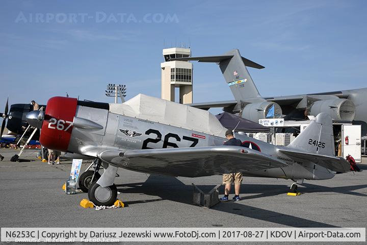N6253C, North American T-6G Texan C/N 168-47, North American T-6D Texan  C/N 168-47, N6253C