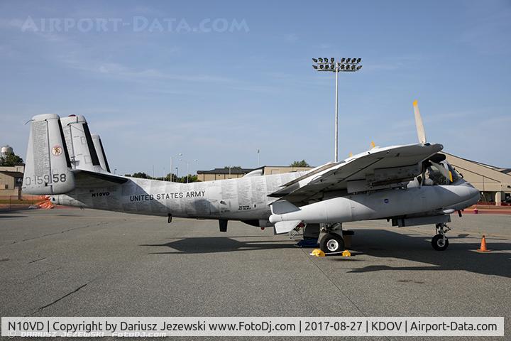 N10VD, 1968 Grumman OV-1D Mohawk C/N 162C, Grumman OV-1D Mohawk  C/N 162C, N10VD