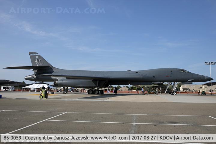 85-0059, 1985 Rockwell B-1B Lancer C/N 19, B-1B 85-0059 DY from 28th BS 