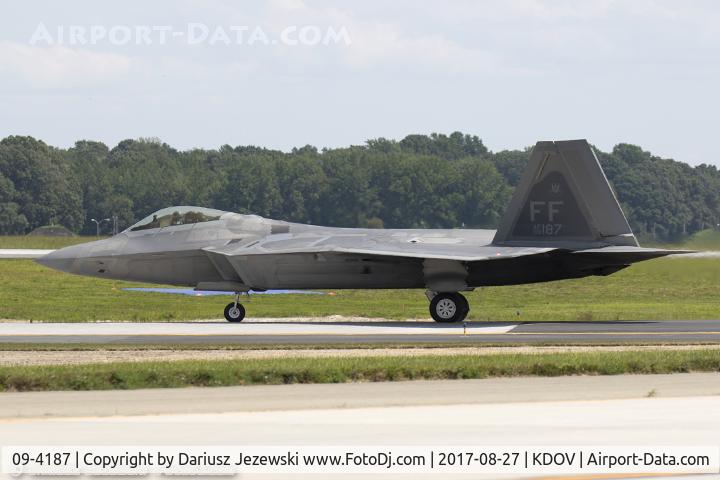 09-4187, Lockheed Martin F-22A Raptor C/N 4187, F-22 Raptor 09-4187 FF from 94th FS 