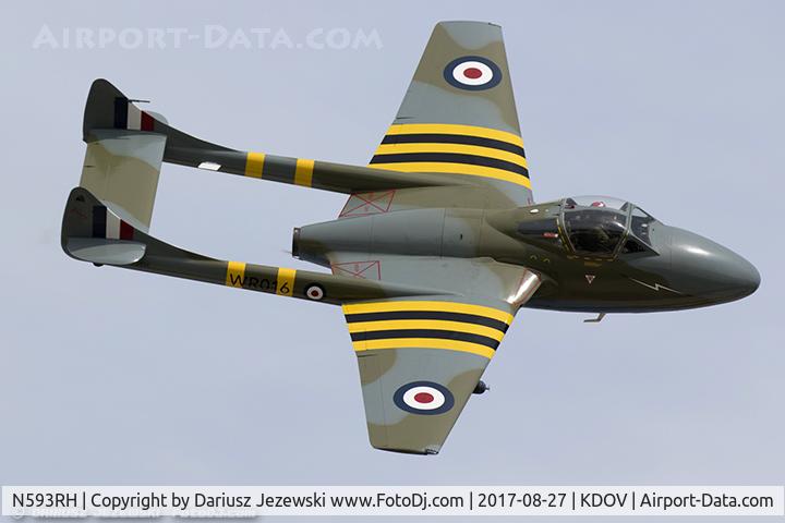 N593RH, 1959 De Havilland DH-115 Vampire T.55 C/N 986, De Havilland DH-115 Vampire T.55  C/N 986, N593RH