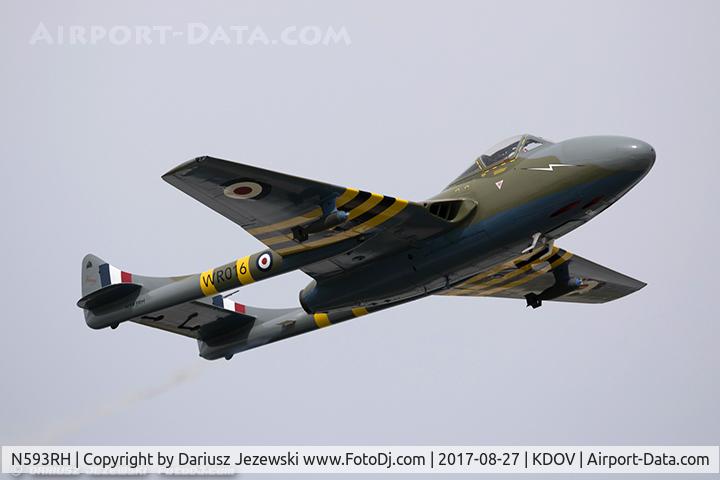 N593RH, 1959 De Havilland DH-115 Vampire T.55 C/N 986, De Havilland DH-115 Vampire T.55  C/N 986, N593RH