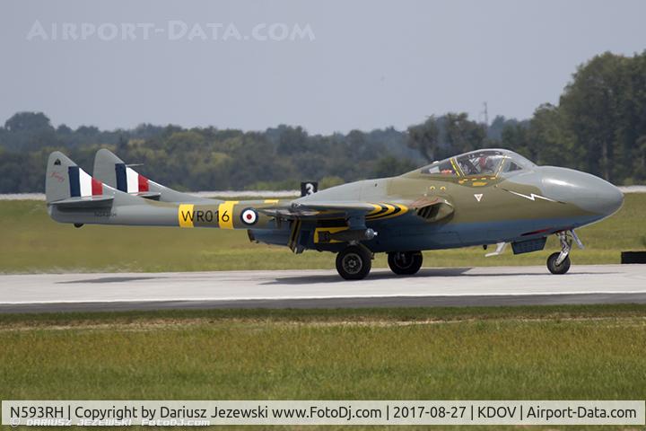 N593RH, 1959 De Havilland DH-115 Vampire T.55 C/N 986, De Havilland DH-115 Vampire T.55  C/N 986, N593RH