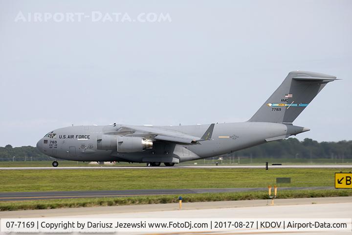 07-7169, 2007 Boeing C-17A Globemaster III C/N F-179/P-169, C-17A Globemaster 07-7169  from 3rd ARS 