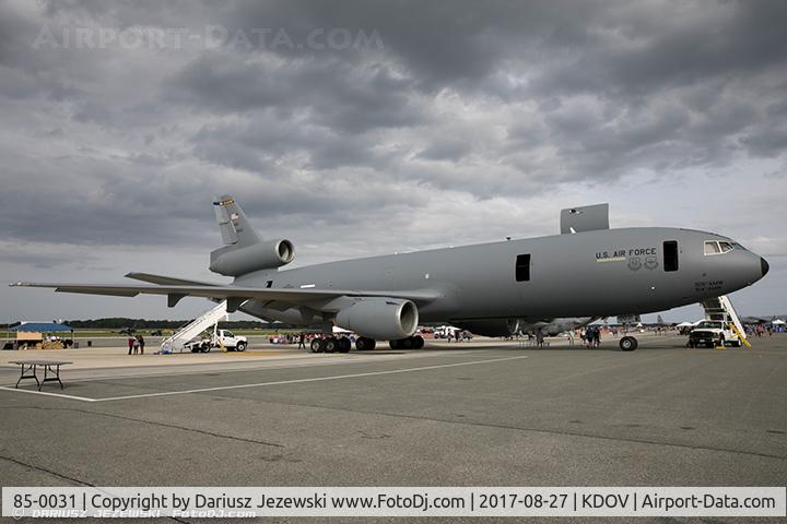 85-0031, 1985 McDonnell Douglas KC-10A Extender C/N 48236, KC-10A 85-0031  from 2nd ARS 
