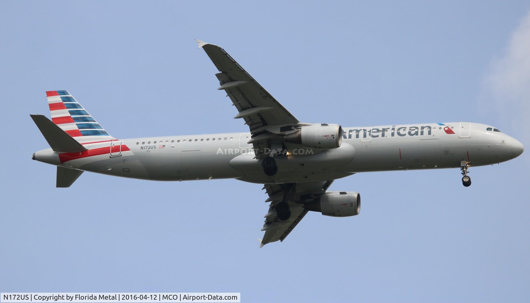 N172US, 2001 Airbus A321-211 C/N 1472, American