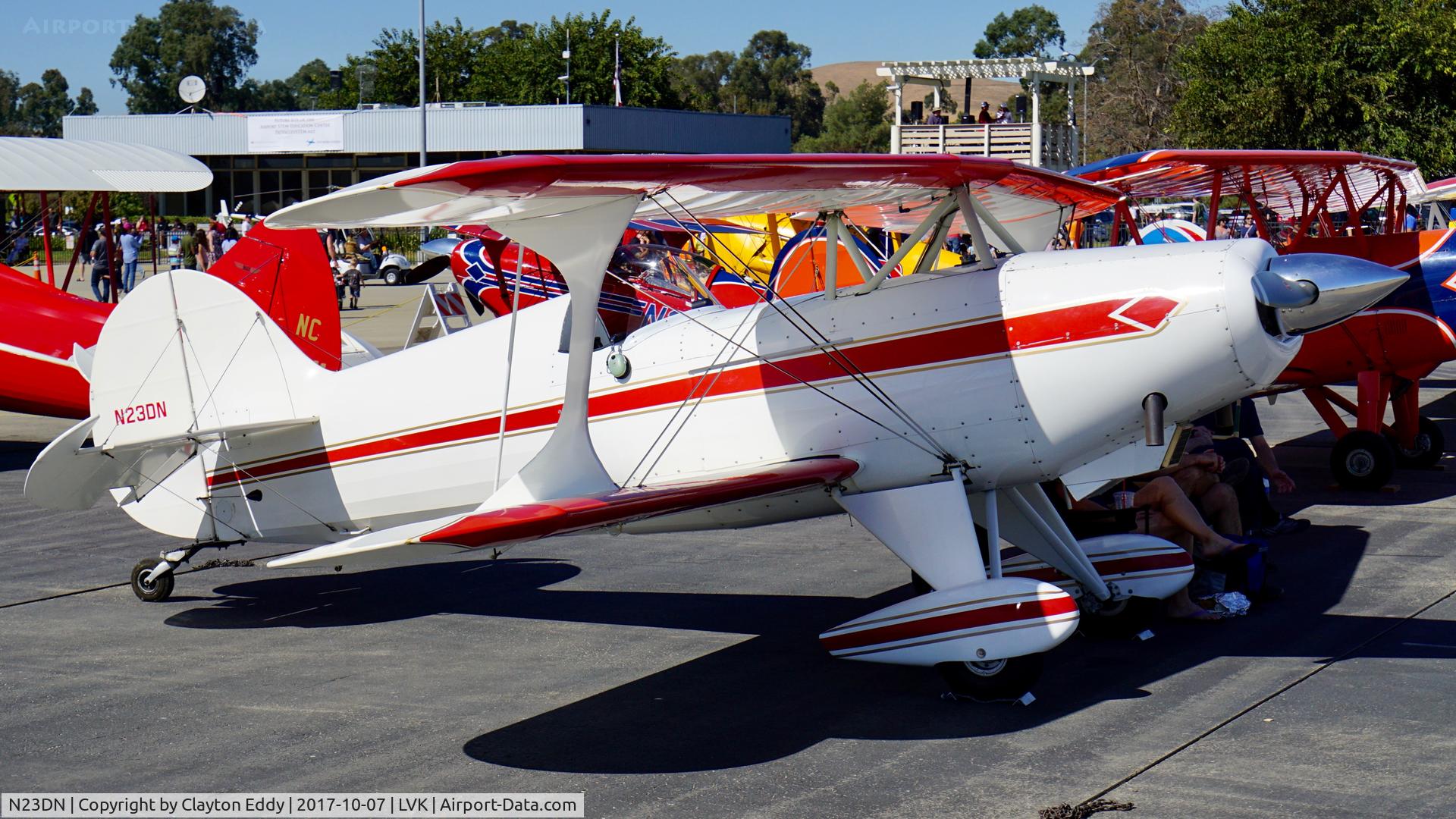N23DN, 1999 Steen Skybolt C/N 2301, Livermore Airport California 2017.