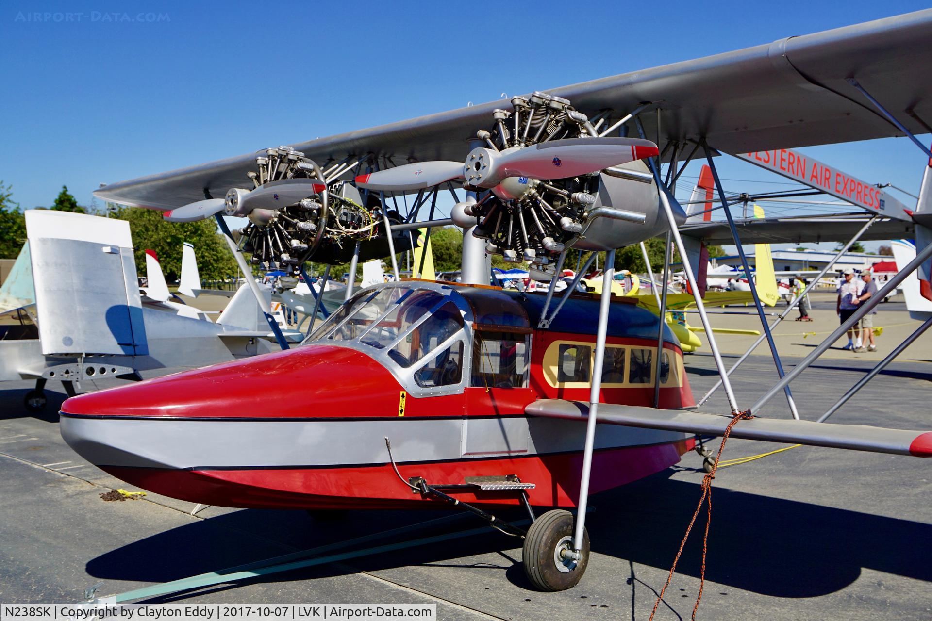 N238SK, Sikorsky S-38B (Replica) C/N 005, Livermore Airport California 2017.