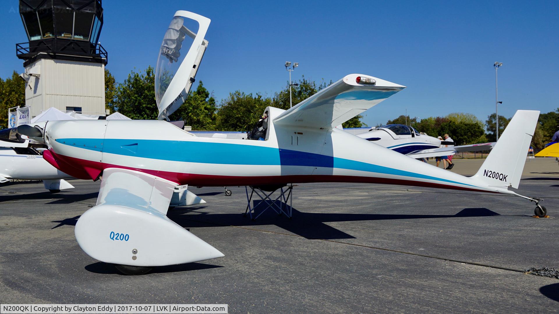 N200QK, 1998 QAC Quickie Q200 C/N 2351, Livermore Airport California 2017.
