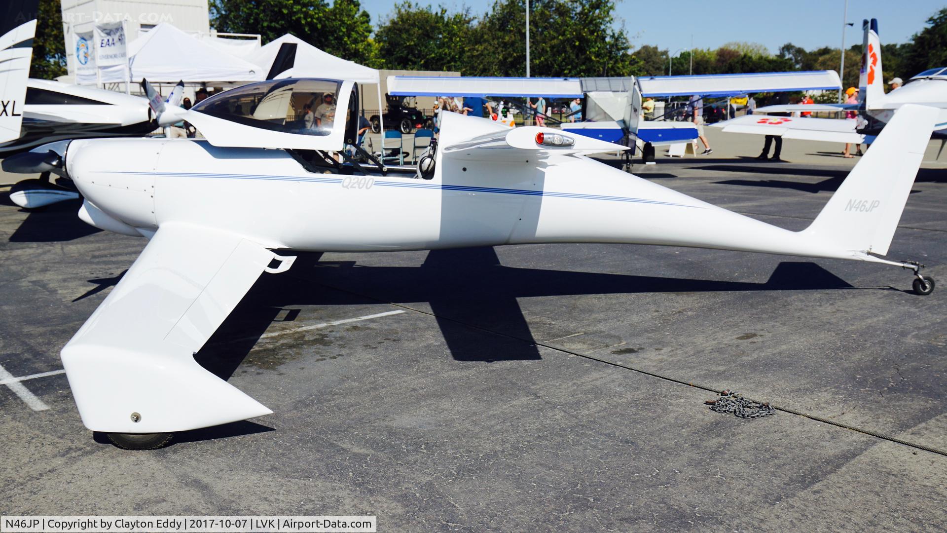 N46JP, 1999 QAC Quickie Q200 C/N 2468, Livermore Airport Airshow 2017.