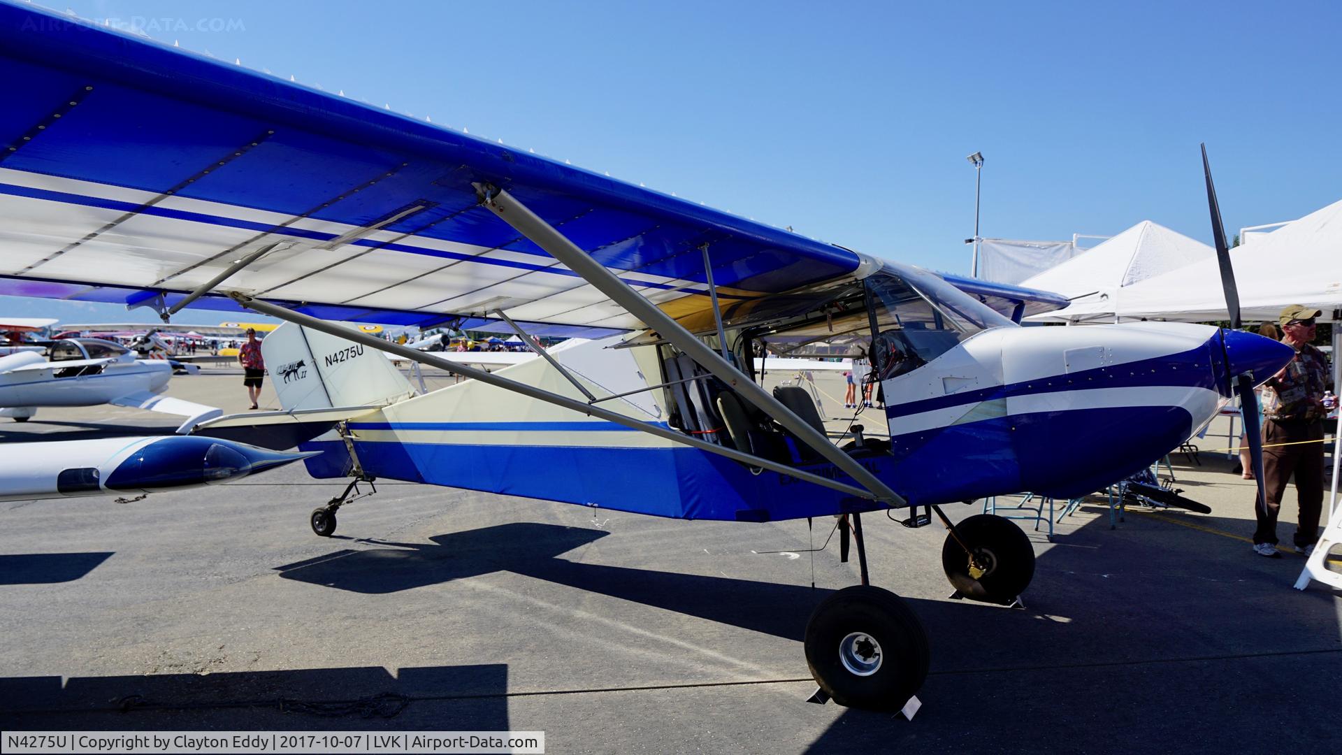 N4275U, 1991 Rans S-6 Coyote C/N 0791211, Livermore Airport California 2017.