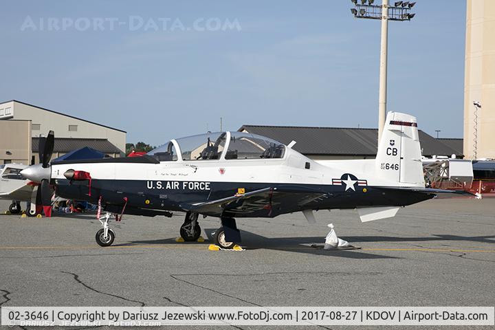 02-3646, Raytheon T-6A Texan II C/N PT-187, T-6A Texan II 02-3646 CB from 41st FTS 