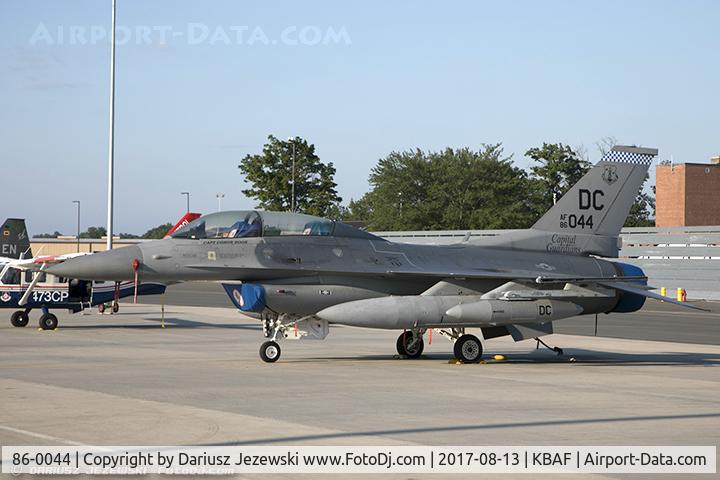 86-0044, General Dynamics F-16D Fighting Falcon C/N 5D-48, F-16C Fighting Falcon 86-0044 DC from 121st FS 