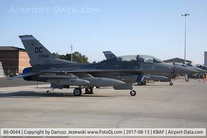 86-0044, General Dynamics F-16D Fighting Falcon C/N 5D-48, F-16C Fighting Falcon 86-0044 DC from 121st FS 