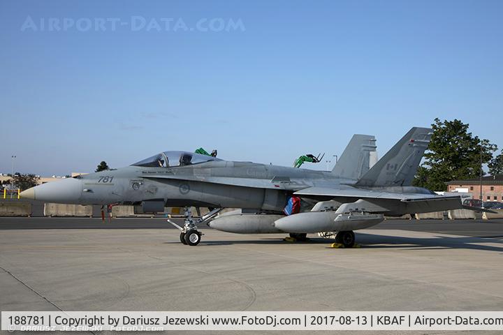188781, 1987 McDonnell Douglas CF-188A Hornet C/N 0556/A464, CAF CF-188 Hornet 188781  from 425 TFS 