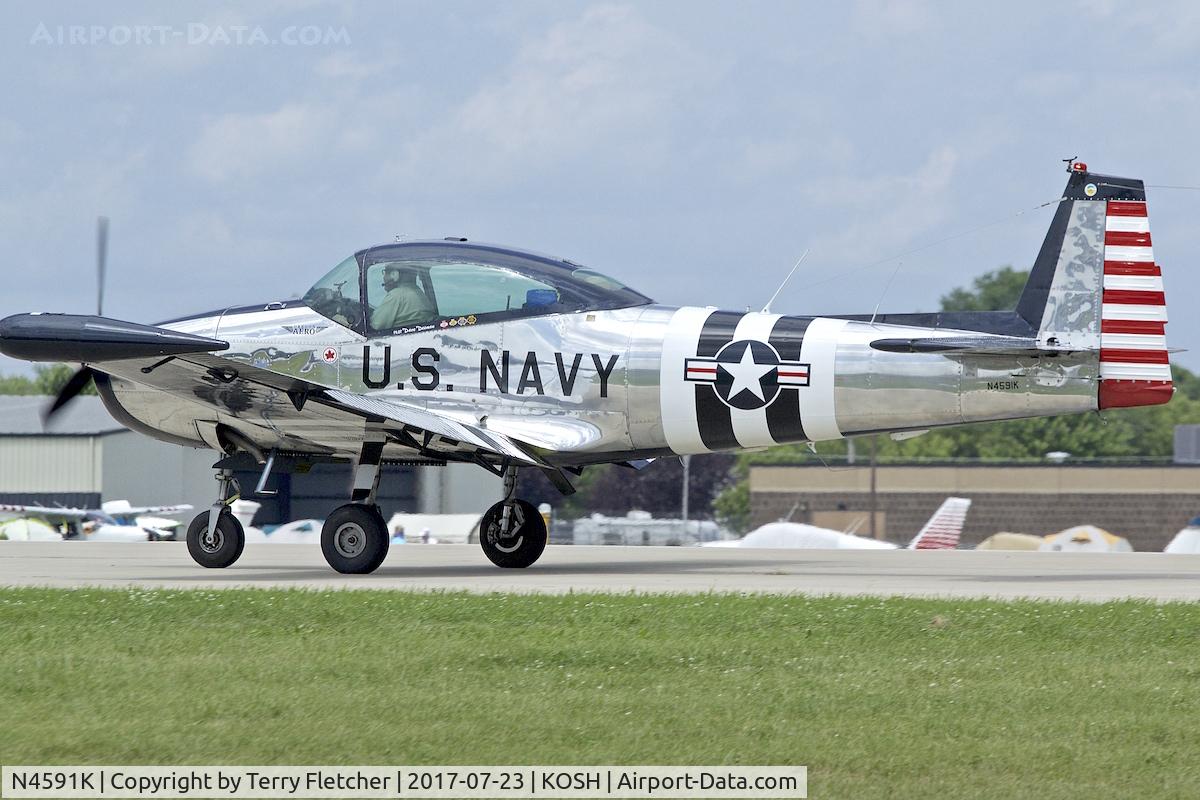 N4591K, 1948 Ryan Navion A C/N NAV-4-1591, At  2017 EAA AirVenture at Oshkosh