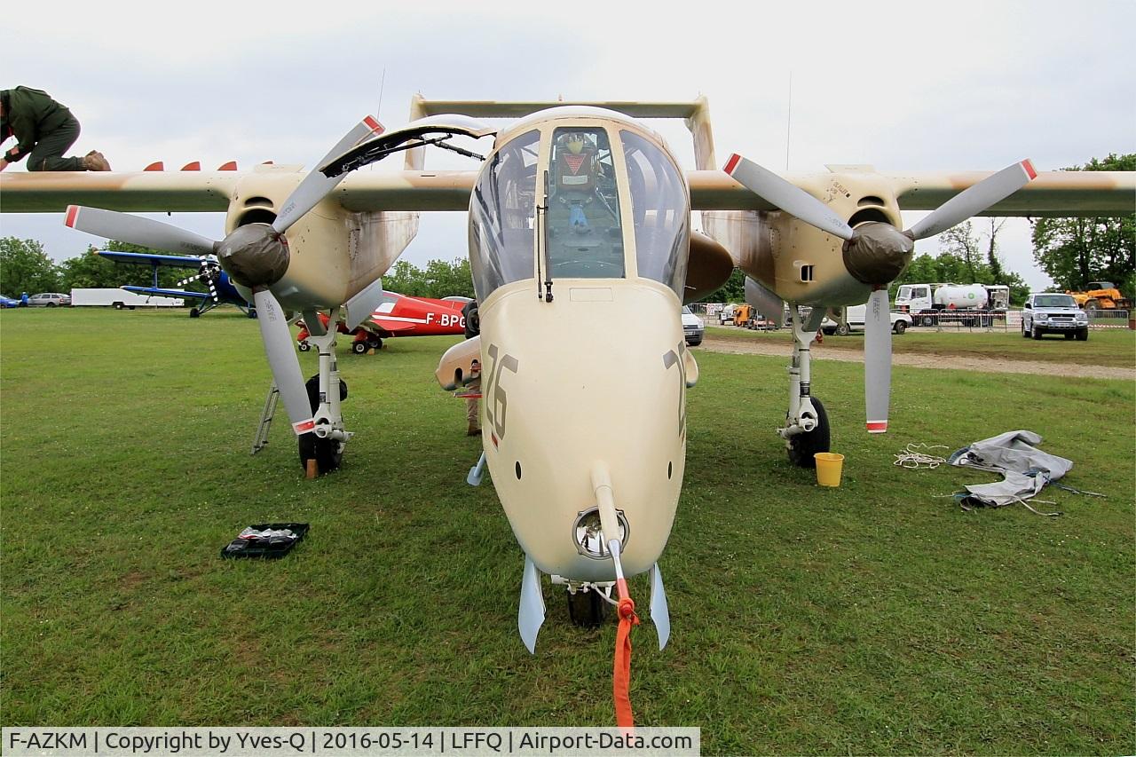 F-AZKM, 1971 North American OV-10B Bronco C/N 338-9 (305-65), North American OV-10B Bronco, Static display, La Ferté-Alais airfield (LFFQ) Airshow 2016
