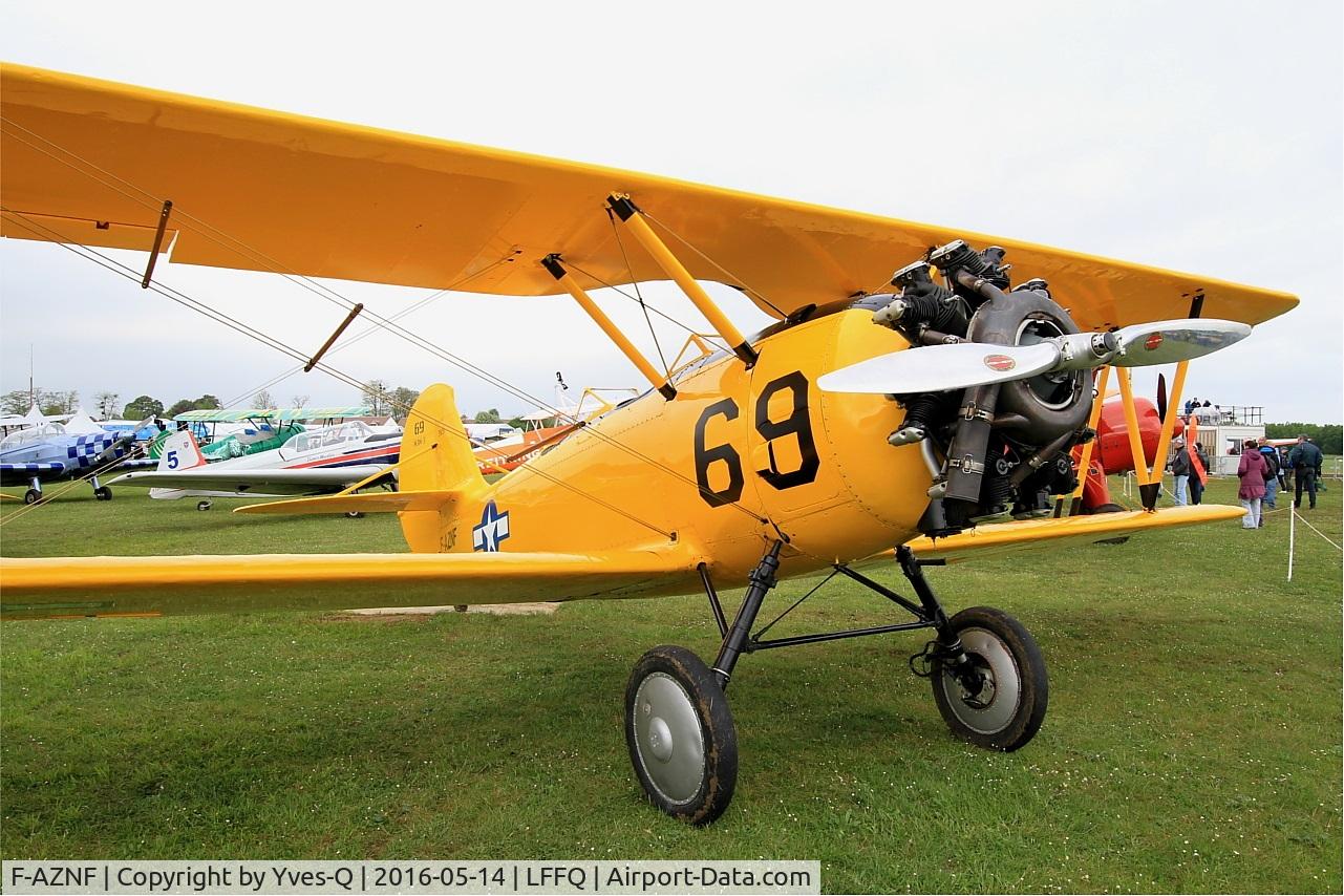 F-AZNF, Naval Aircraft Factory N3N-3 C/N 2909, Naval Aircraft Factory N3N-3, Static display, La Ferté-Alais (LFFQ) air show 2016