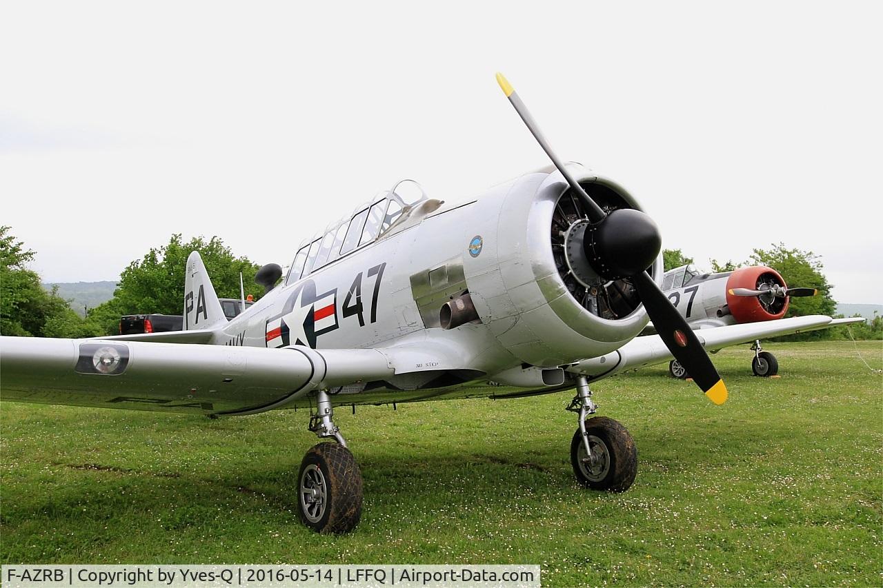 F-AZRB, North American SNJ-5 Texan Texan C/N 88-17955, North American SNJ-5 Texan, Static park, La Ferté-Alais airfield (LFFQ) Airshow 2016