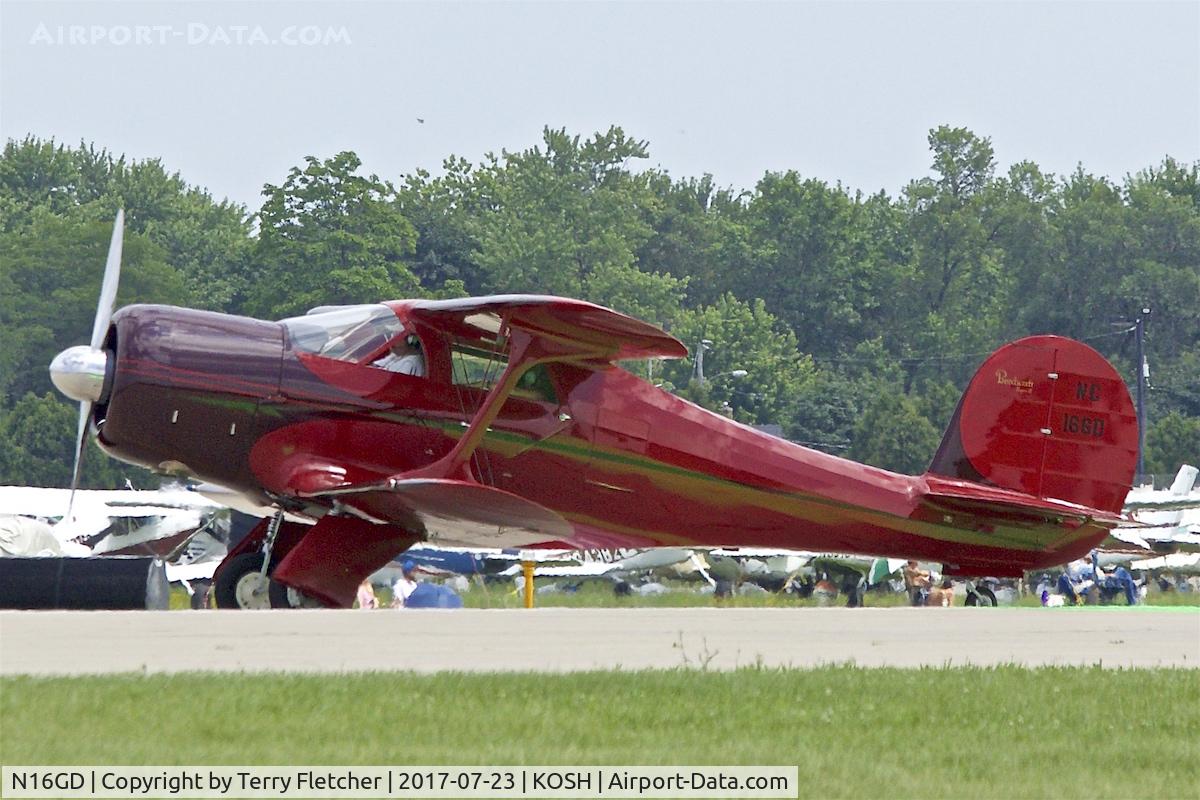 N16GD, 1944 Beech G17S C/N 6766, At  2017 EAA AirVenture at Oshkosh
