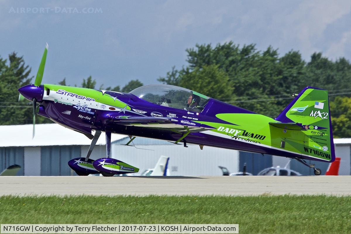 N716GW, 2006 MX Aircraft MX2 C/N 4, David Oreck, based at Lakefront Airport, New Orleans (LA)