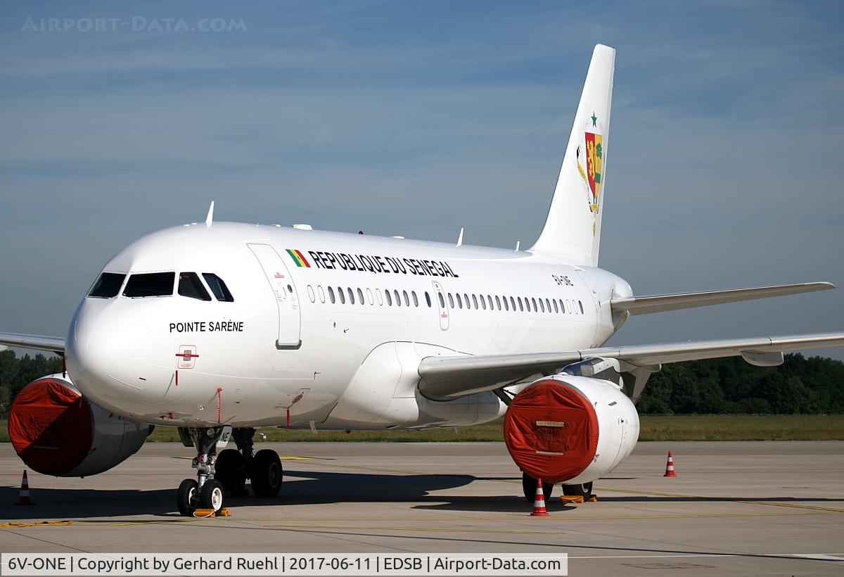 6V-ONE, 2001 Airbus ACJ319 (A319-115/CJ) C/N 1556, rare visitor for some days