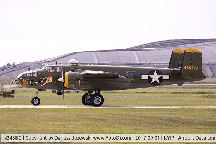 N345BG, 1944 North American TB-25N Mitchell C/N 108-47531, North American TB-25N Mitchell 