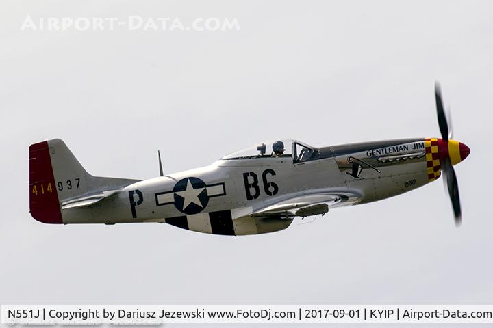 N551J, 1957 North American P-51D Mustang C/N 44-74230, North American P-51D Mustang 