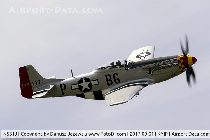 N551J, 1957 North American P-51D Mustang C/N 44-74230, North American P-51D Mustang 