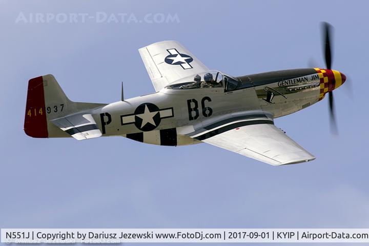 N551J, 1957 North American P-51D Mustang C/N 44-74230, North American P-51D Mustang 