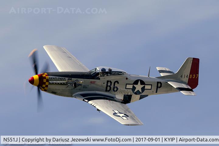 N551J, 1957 North American P-51D Mustang C/N 44-74230, North American P-51D Mustang 
