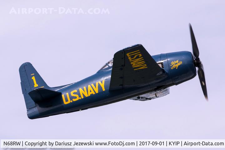 N68RW, 1947 Grumman F8F-2 (G58) Bearcat C/N D.1162, Grumman F8F-2 Bearcat 