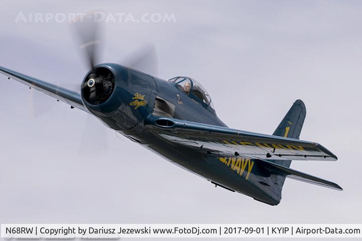 N68RW, 1947 Grumman F8F-2 (G58) Bearcat C/N D.1162, Grumman F8F-2 Bearcat 