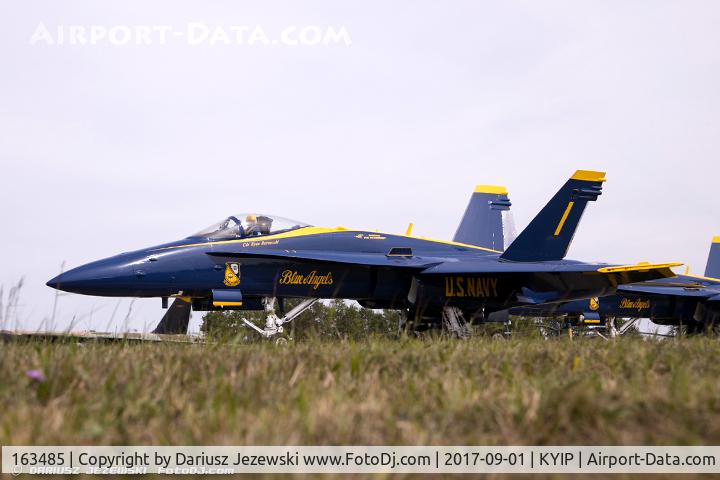 163485, 1988 McDonnell Douglas F/A-18C Hornet C/N 0717/C044, F/A-18C Hornet 163485  from Blue Angels Demo Team  NAS Oceana, VA