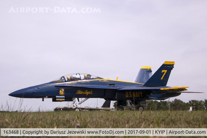 163468, McDonnell Douglas F/A-18D Hornet C/N 0691, F/A-18D Hornet 163468 C/N 0691 from Blue Angels Demo Team  NAS Pensacola, FL