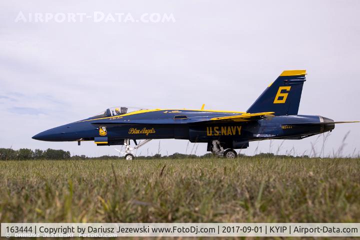 163444, 1987 McDonnell Douglas F/A-18C Hornet C/N 0648/C015, F/A-18C Hornet 163444  from Blue Angels Demo Team  NAS Pensacola, FL