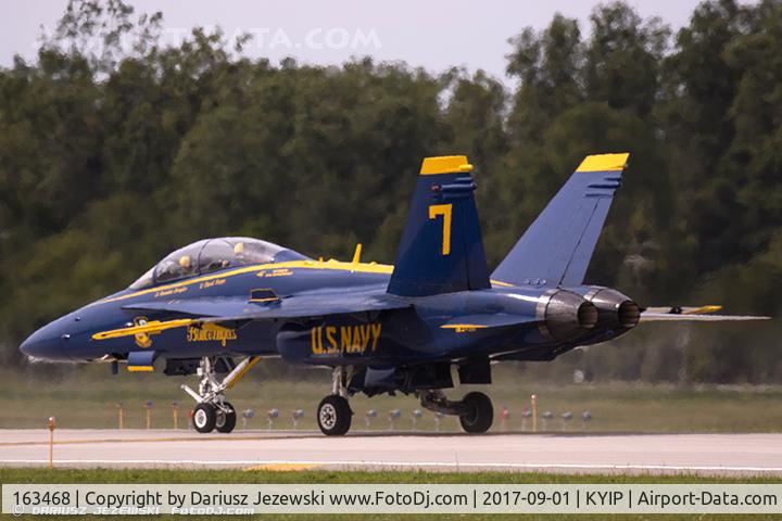 163468, McDonnell Douglas F/A-18D Hornet C/N 0691, F/A-18D Hornet 163468 C/N 0691 from Blue Angels Demo Team  NAS Pensacola, FL