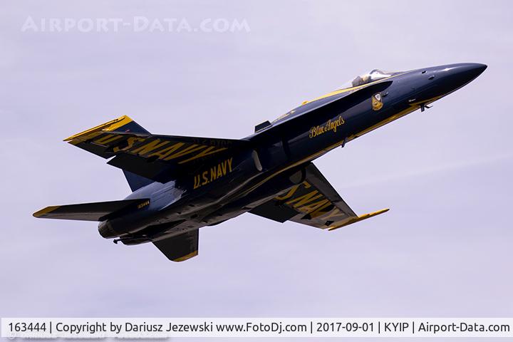 163444, 1987 McDonnell Douglas F/A-18C Hornet C/N 0648/C015, F/A-18C Hornet 163444  from Blue Angels Demo Team  NAS Pensacola, FL