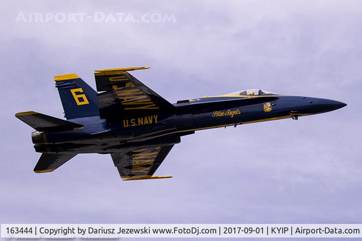 163444, 1987 McDonnell Douglas F/A-18C Hornet C/N 0648/C015, F/A-18C Hornet 163444  from Blue Angels Demo Team  NAS Pensacola, FL