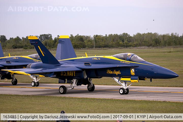 163485, 1988 McDonnell Douglas F/A-18C Hornet C/N 0717/C044, F/A-18C Hornet 163485  from Blue Angels Demo Team  NAS Oceana, VA