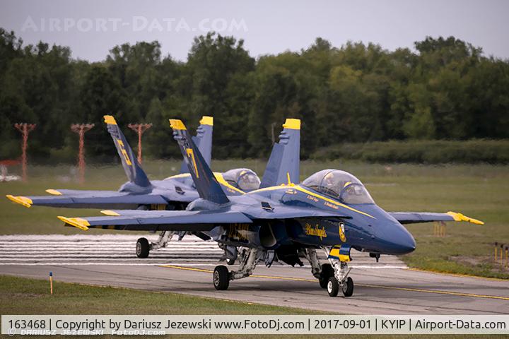 163468, McDonnell Douglas F/A-18D Hornet C/N 0691, F/A-18D Hornet 163468 C/N 0691 from Blue Angels Demo Team  NAS Pensacola, FL