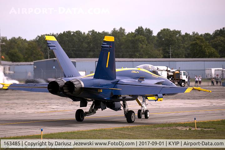 163485, 1988 McDonnell Douglas F/A-18C Hornet C/N 0717/C044, F/A-18C Hornet 163485  from Blue Angels Demo Team  NAS Oceana, VA