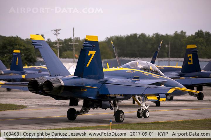 163468, McDonnell Douglas F/A-18D Hornet C/N 0691, F/A-18D Hornet 163468 C/N 0691 from Blue Angels Demo Team  NAS Pensacola, FL