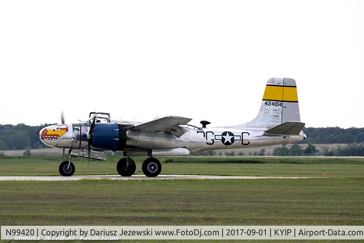 N99420, 1944 Douglas B-26B Invader C/N 27383, Douglas B-26B Invader 
