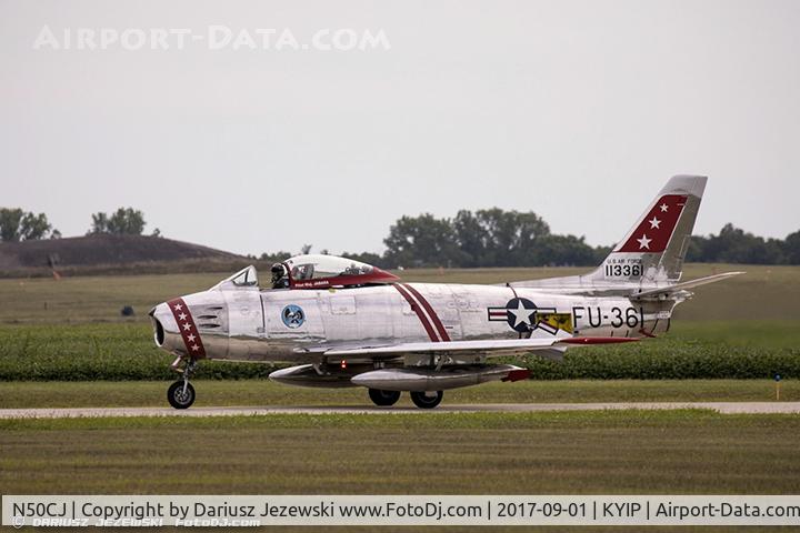 N50CJ, Canadair CL-13B Sabre 6 C/N 1490, Canadair F-86E MK.6 Sabre  C/N 381, N50CJ