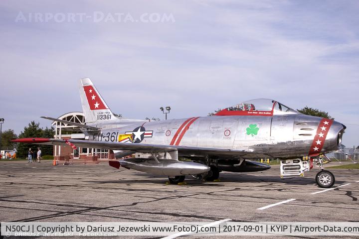N50CJ, Canadair CL-13B Sabre 6 C/N 1490, Canadair F-86E MK.6 Sabre  C/N 381, N50CJ